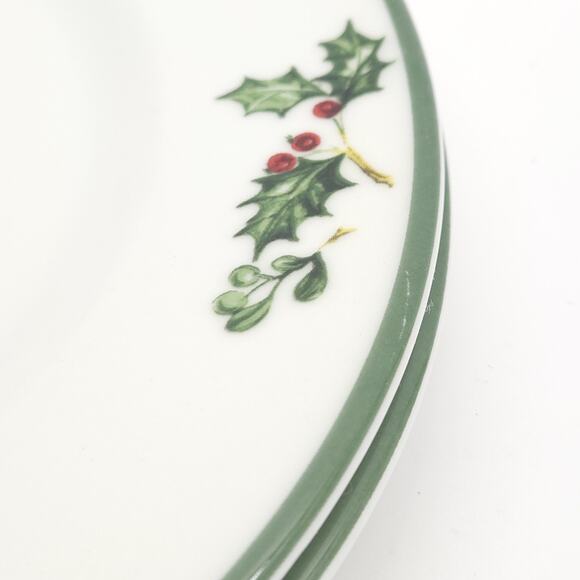 Christopher Radko Holiday Celebrations Dinner Plate Holly Berry Chrismas 11"D 2 - Picture 6 of 6